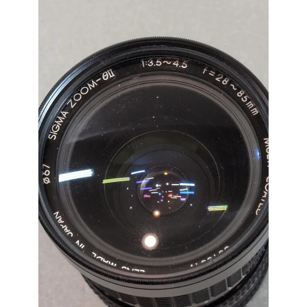 Sigma Zoom-II 28-85mm f/3.5-4.5 Lens for Minolta MD Mount Vintage Japan 8013817